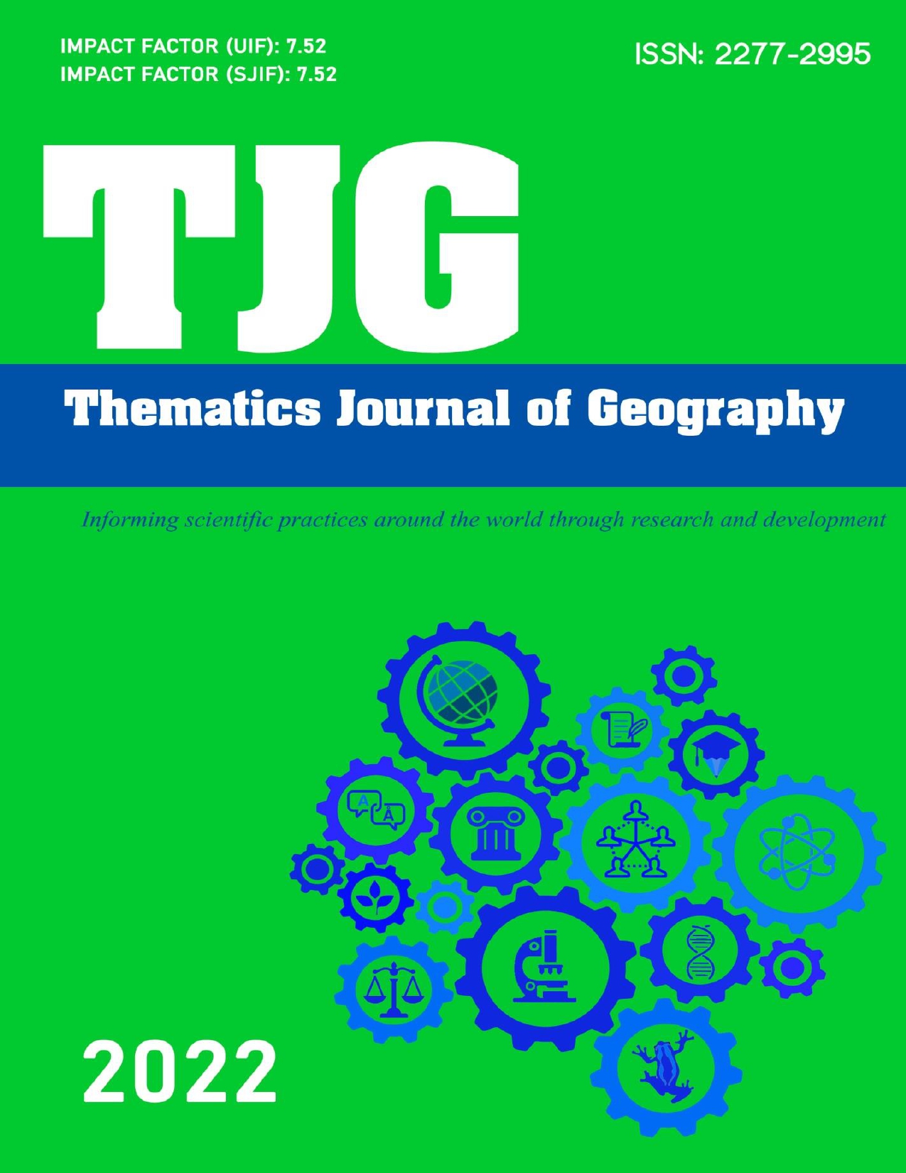 					View Vol. 5 No. 1 (2022): THEMATICS JOURNAL OF GEOGRAPHY
				
